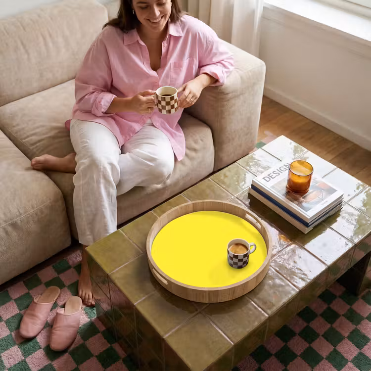 Dienblad - Soft - Custard - Geel — 6