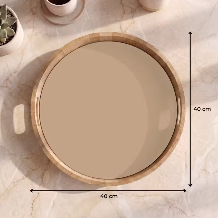 Dienblad - Soft - Taupe - Bruin — 9