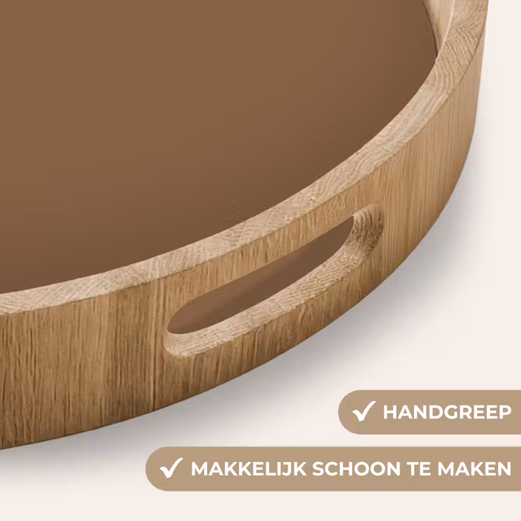 Dienblad - Soft - Walnut - Bruin — 5