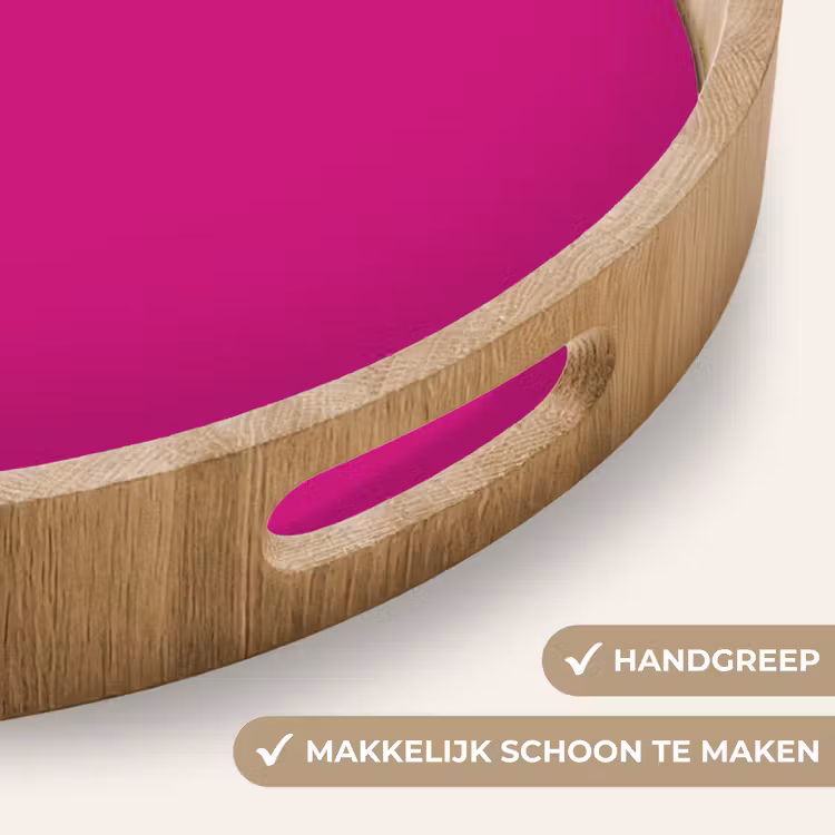 Dienblad - Velvet - Magenta - Roze — 5