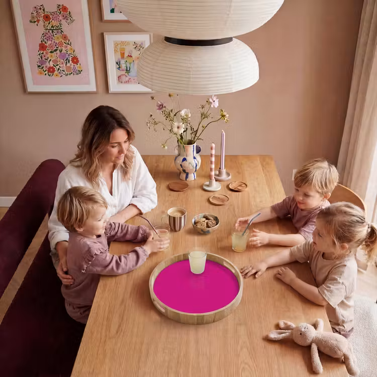 Dienblad - Velvet - Magenta - Roze — 7