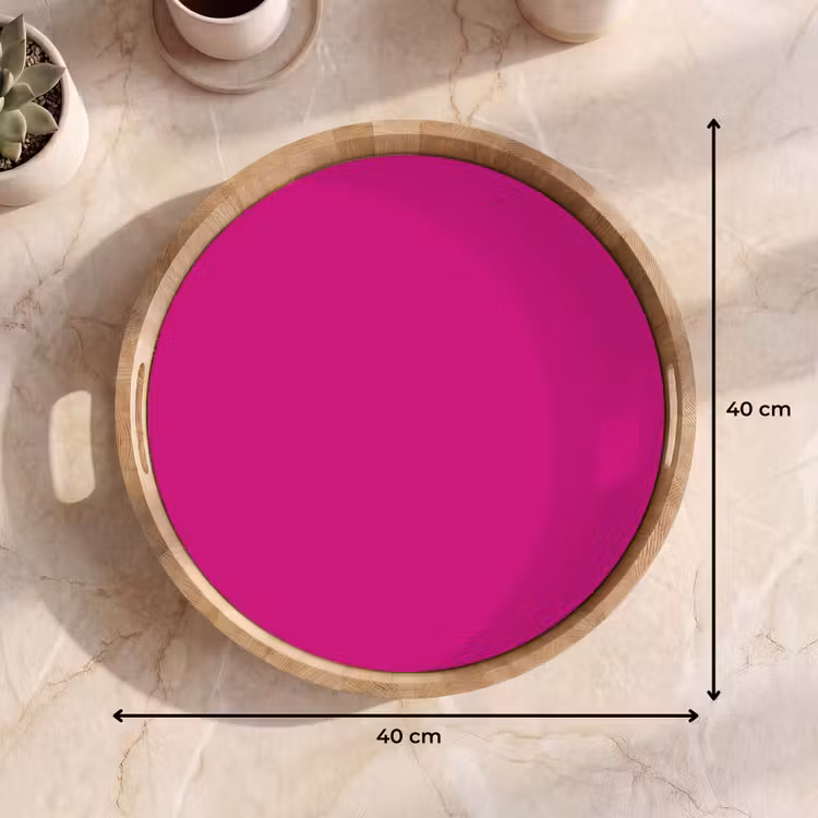 Dienblad - Velvet - Magenta - Roze — 9