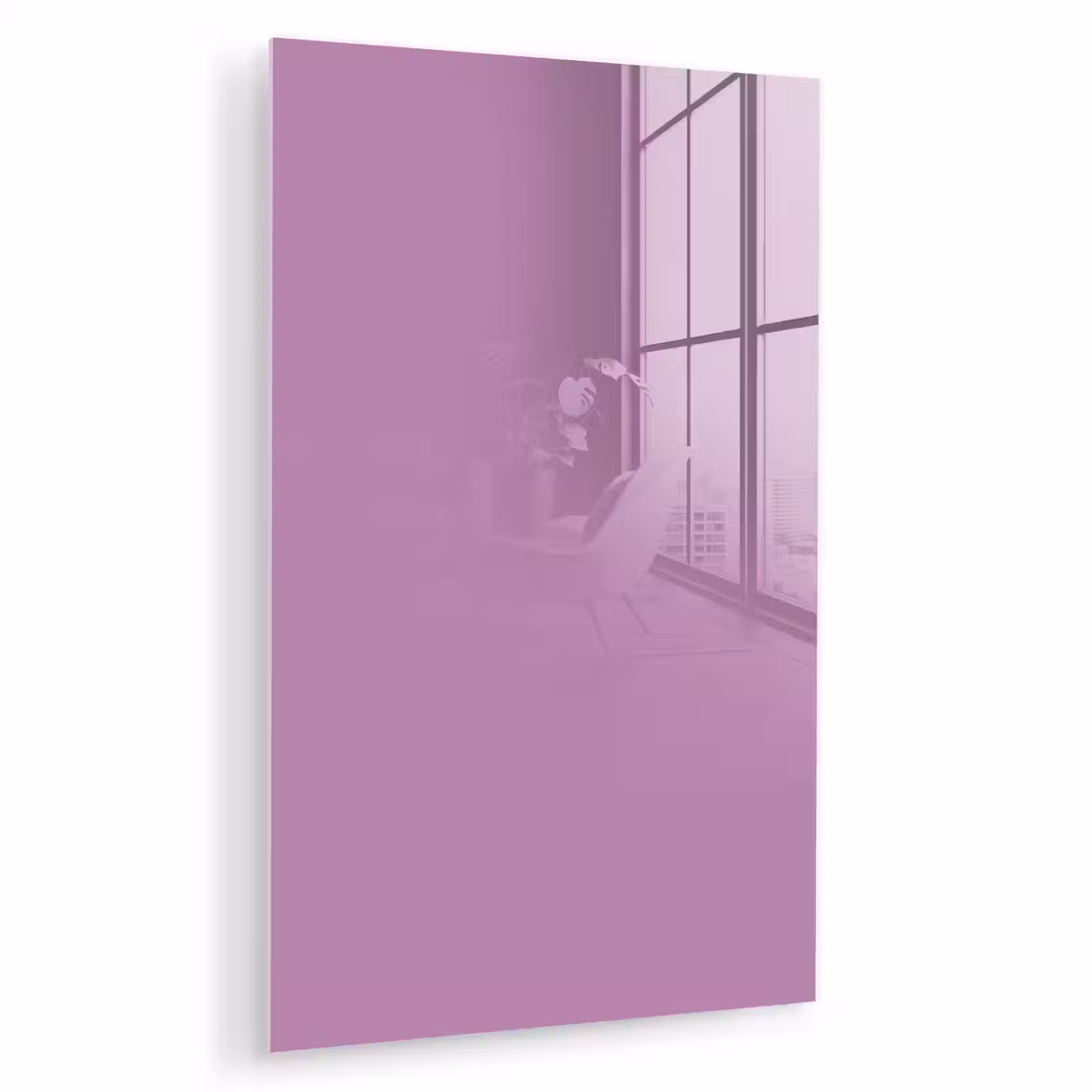 Glas schilderij - Antique - Orchid - Paars — 1