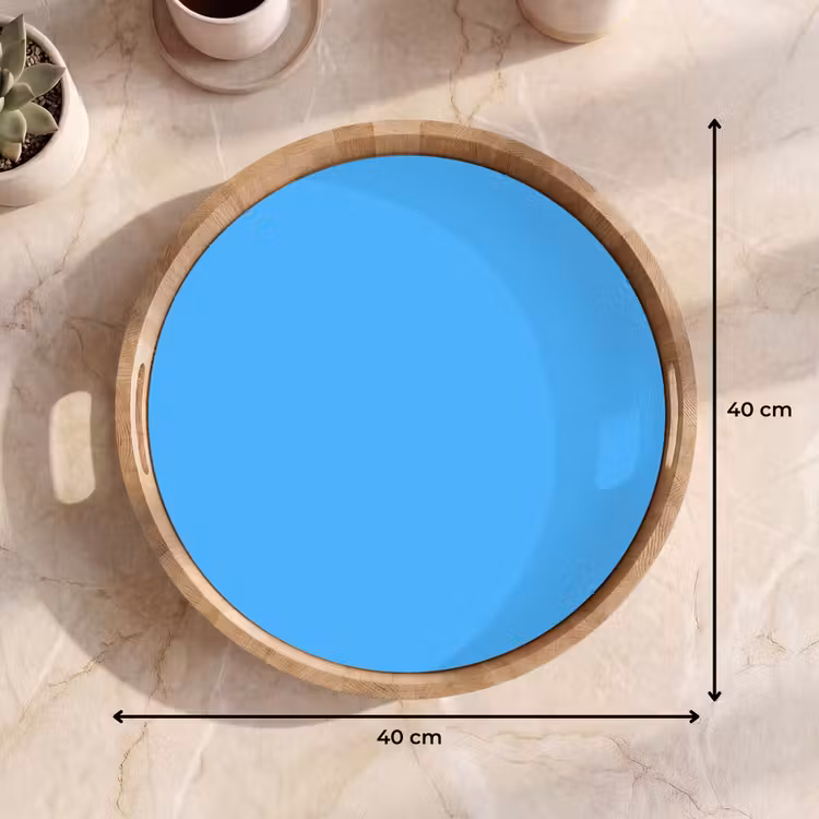 Dienblad - Sky - Blue - Blauw — 9
