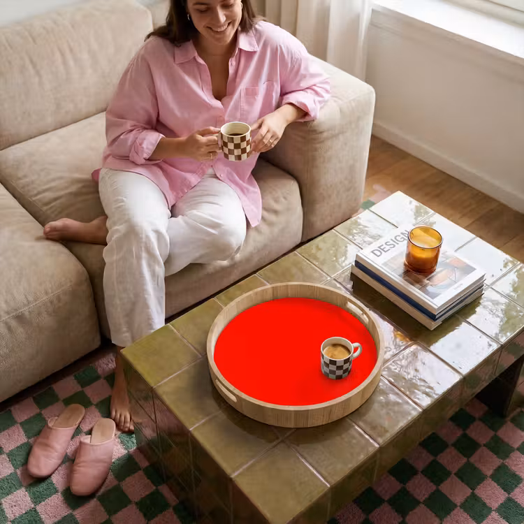 Dienblad - Vibrant - Vermilion - Rood — 6
