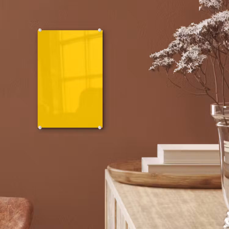 Glas schilderij - Antique - Gold - Geel — 6