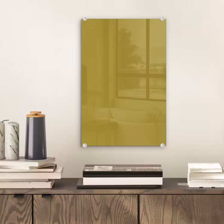 Glas schilderij - Antique - Moss - Groen — 2