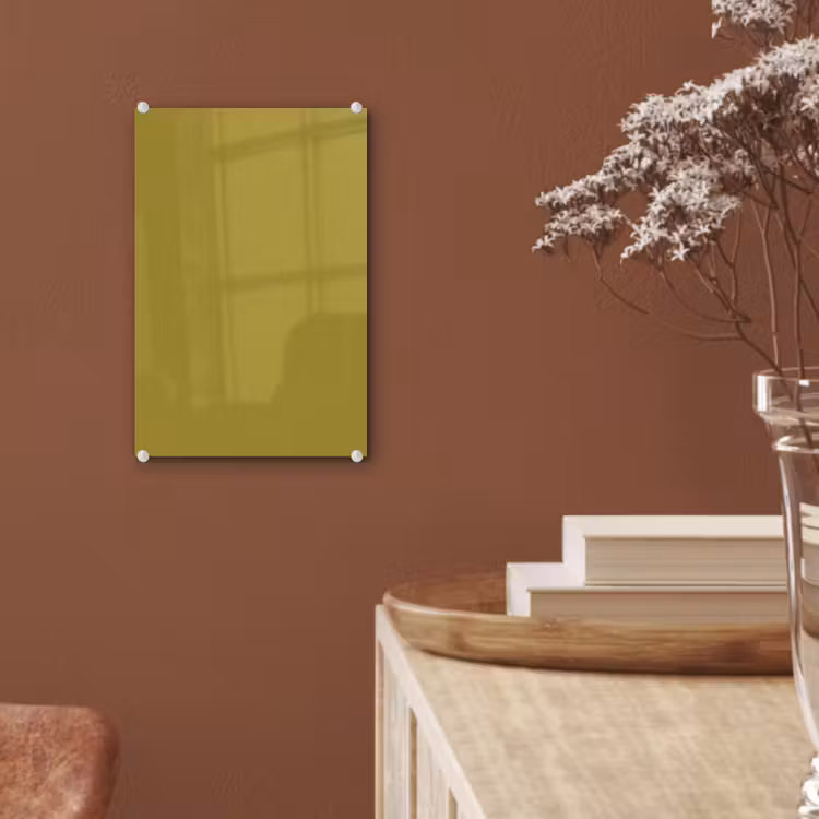 Glas schilderij - Antique - Moss - Groen — 6