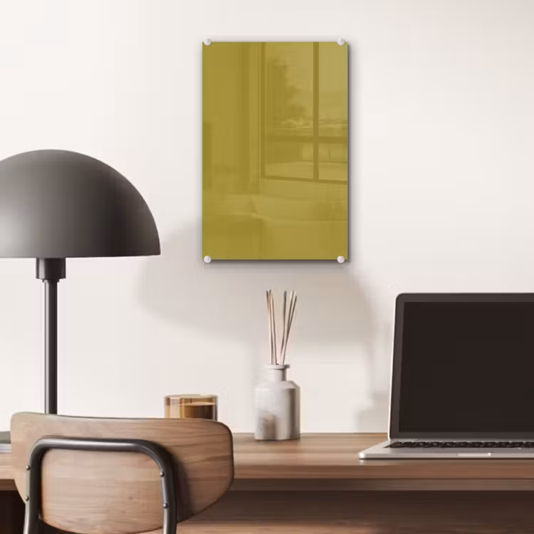 Glas schilderij - Antique - Moss - Groen — 7