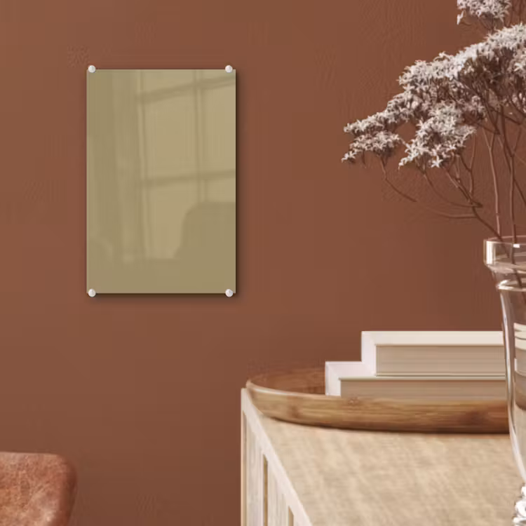 Glas schilderij - Antique - Moss - Groen — 6