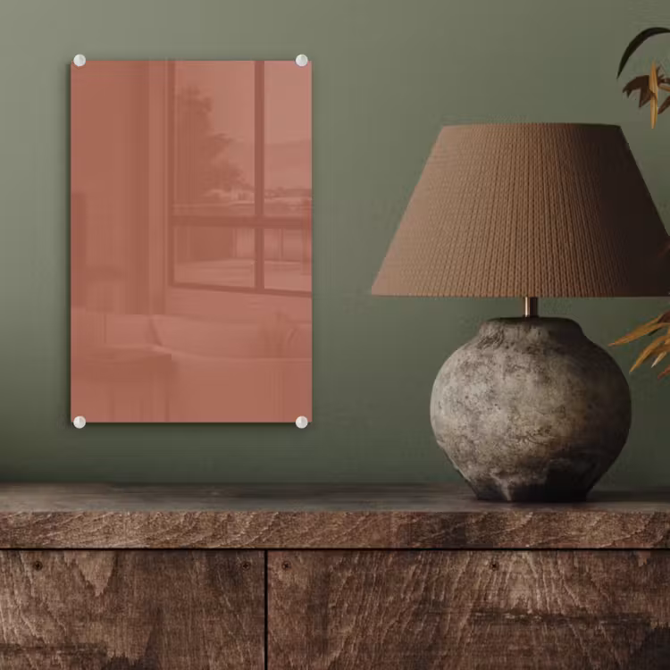Glas schilderij - Baked - Earth - Oranje — 4