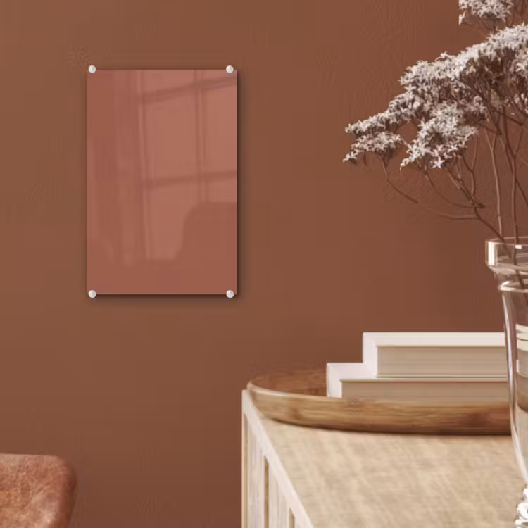 Glas schilderij - Baked - Earth - Oranje — 6