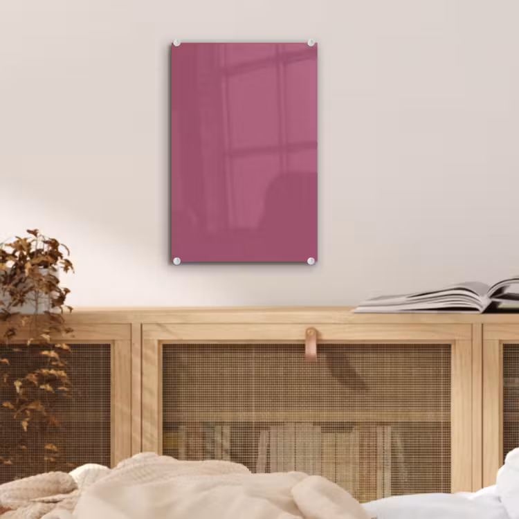 Glas schilderij - Berry - Roze -Pink — 5