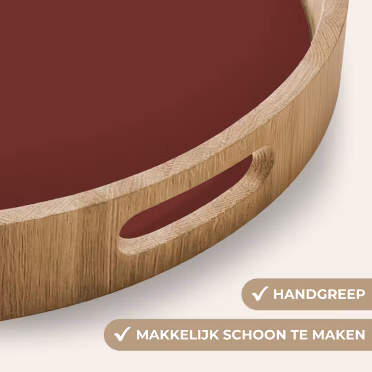 Dienblad - Valentine - Velvet - Rood — 5