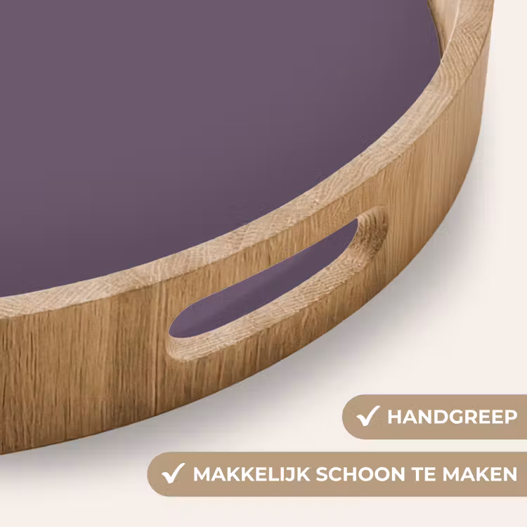 Dienblad - Velvet - Aubergine - Paars — 5