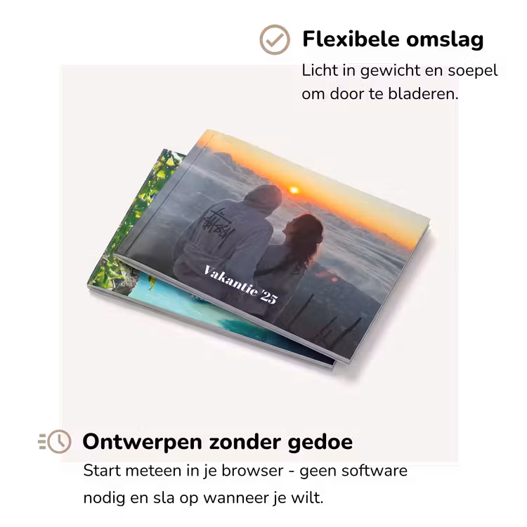Fotoboek soft cover - Liggend 20x15 cm — 2