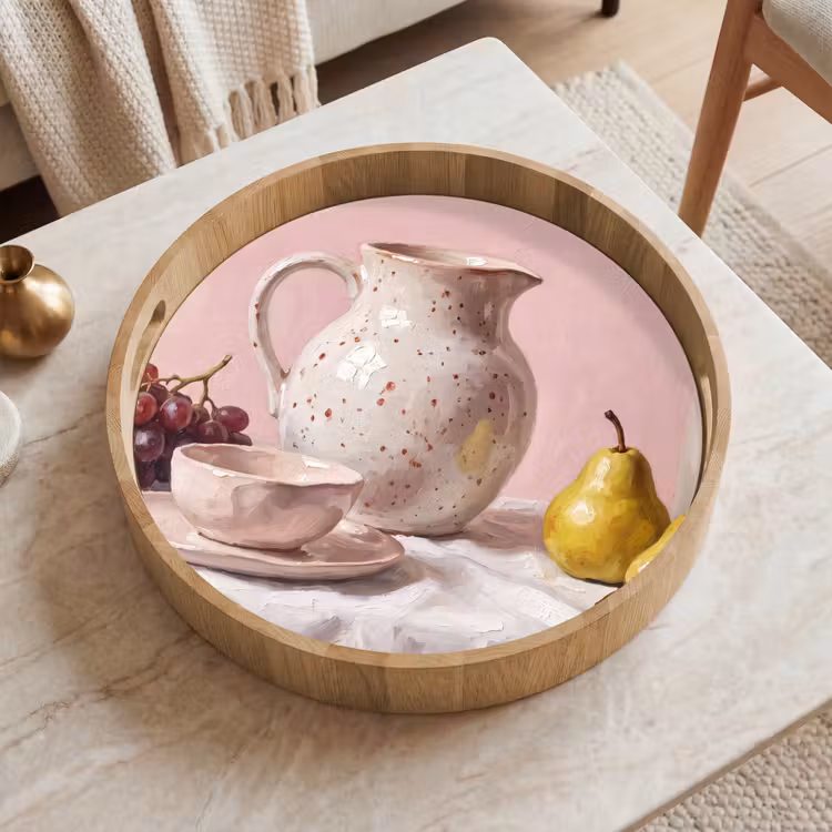 Dienblad - Stilleven - Fruit - Roze — 2