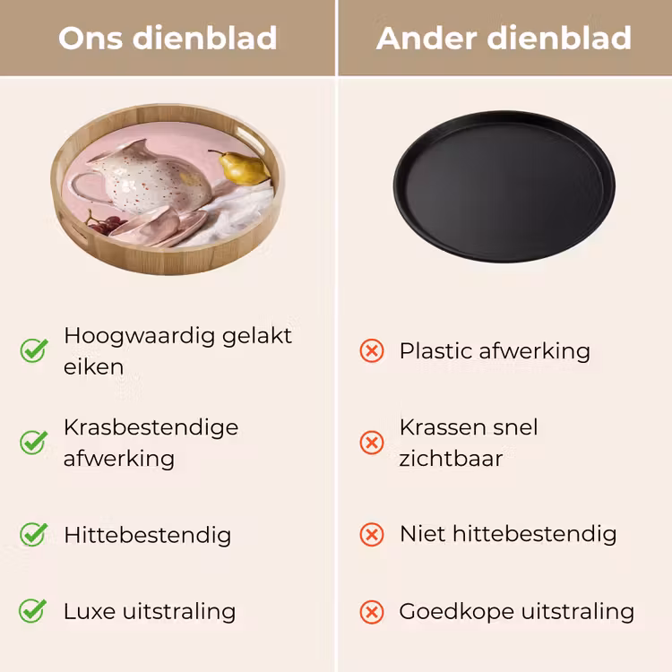 Dienblad - Stilleven - Fruit - Roze — 3