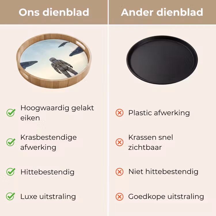Dienblad - Ruimtevaarder - Walvis - Fantasie — 3