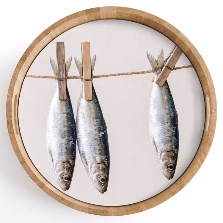 Dienblad - Vis - Hangend - Eten — 1