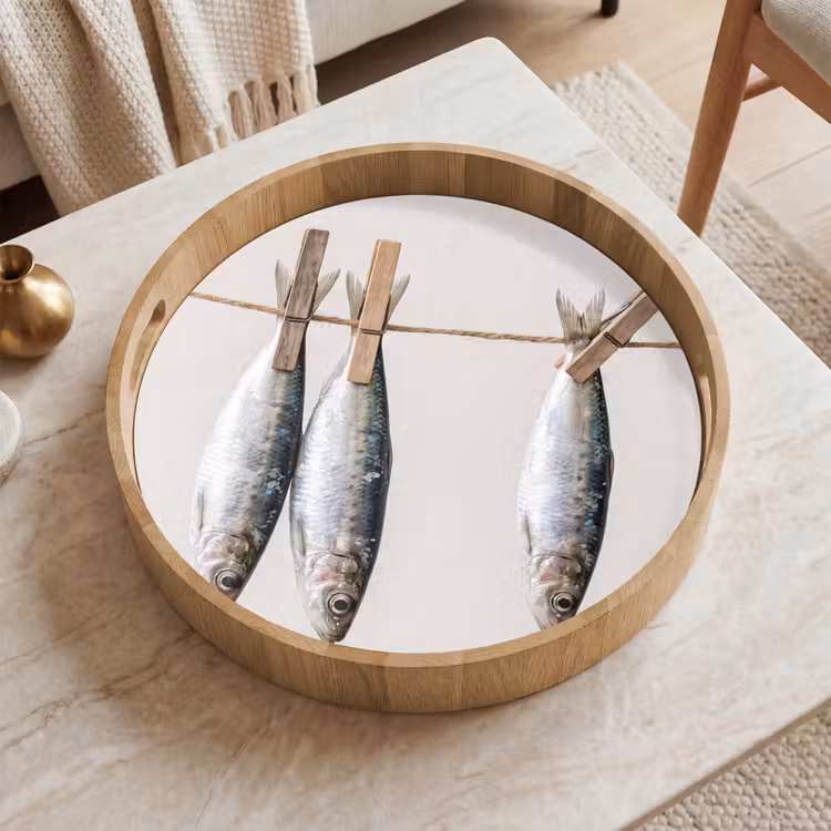 Dienblad - Vis - Hangend - Eten — 2