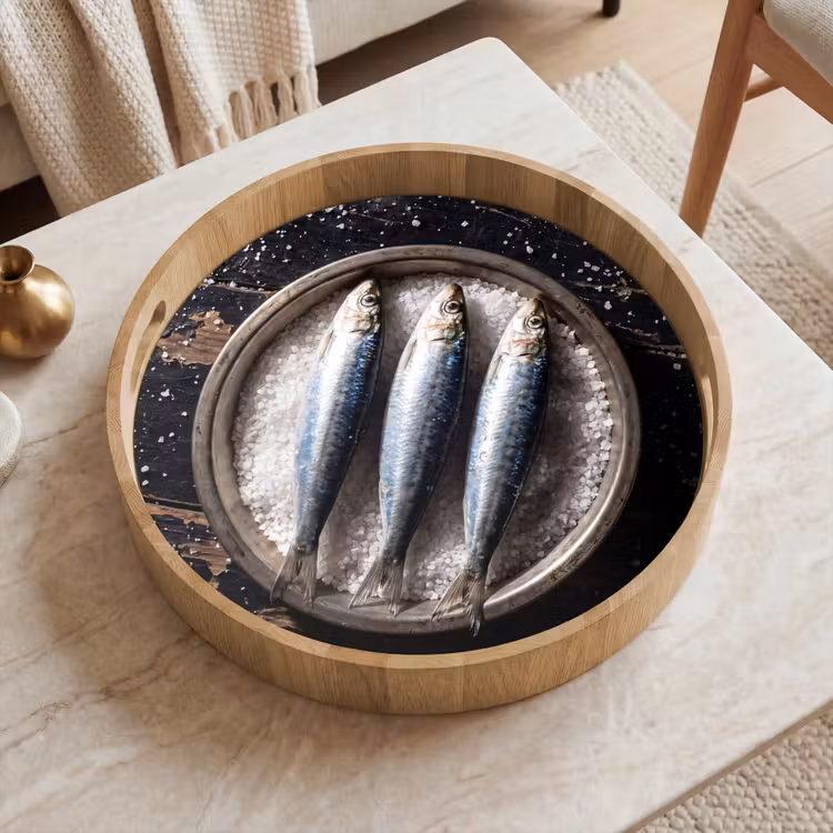 Dienblad - Vis - Zout - Eten — 2