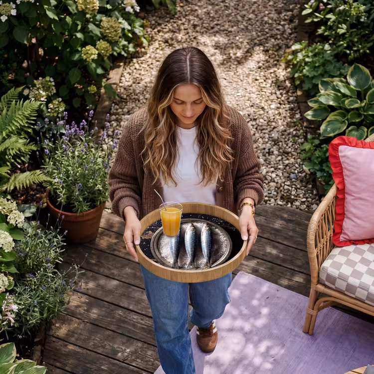 Dienblad - Vis - Zout - Eten — 8