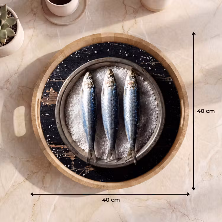 Dienblad - Vis - Zout - Eten — 9