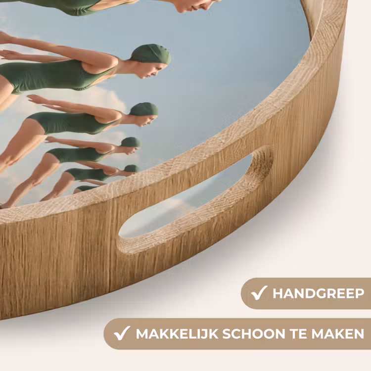 Dienblad - Vrouwen - Duikhouding - Wolken — 5