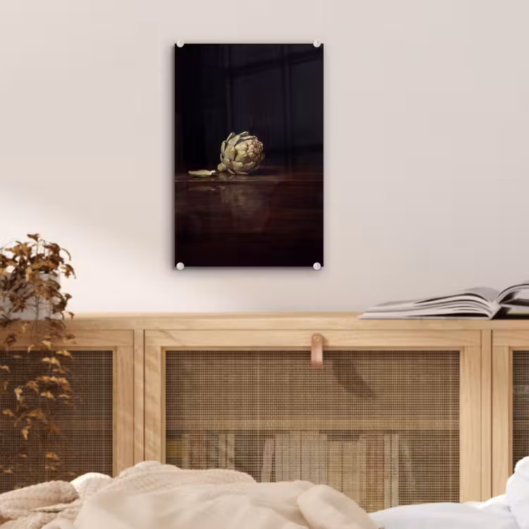 Glas schilderij - Artichok - Eten - Klassiek — 5
