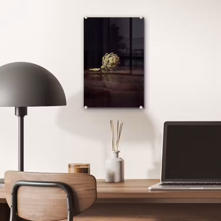 Glas schilderij - Artichok - Eten - Klassiek — 7