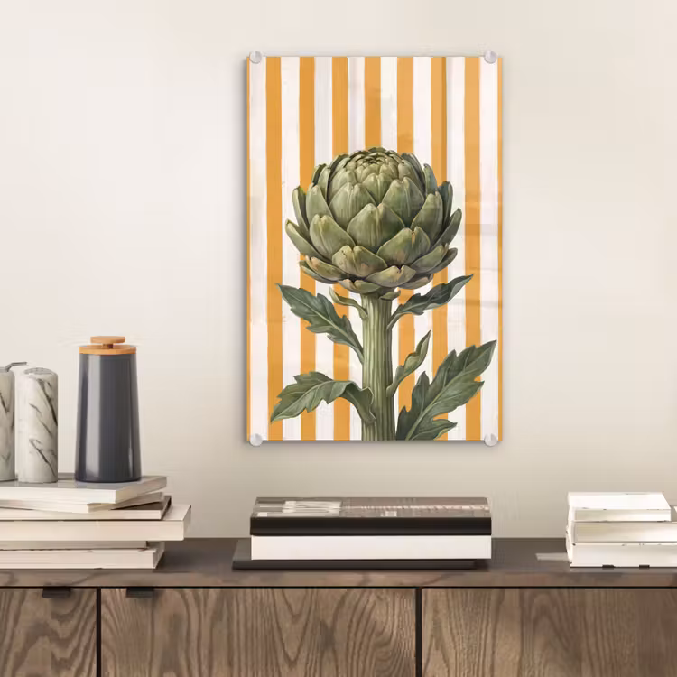 Glas schilderij - Artisjok - Modern - Groente — 2