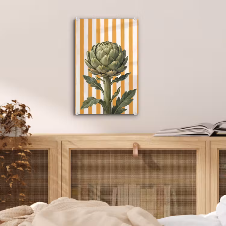 Glas schilderij - Artisjok - Modern - Groente — 5