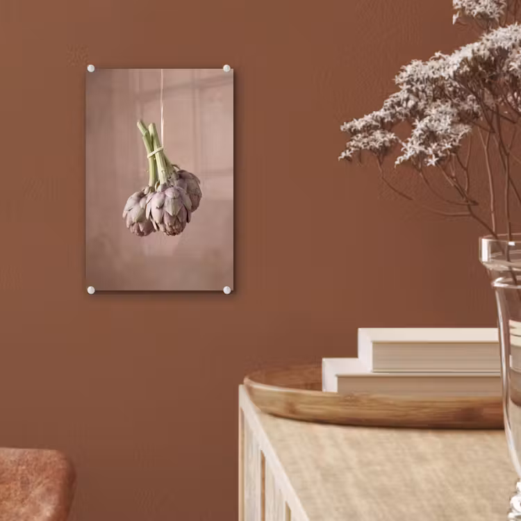 Glas schilderij - Artisjokken - Hangend - Groenten — 6