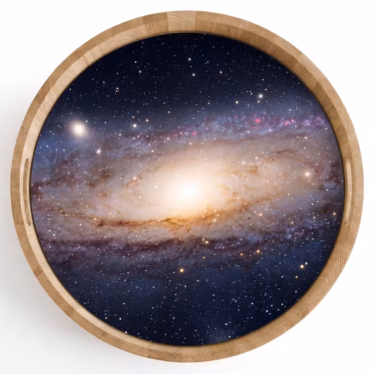Dienblad - Sterrenstelsel - Ruimte - Kosmos — 1