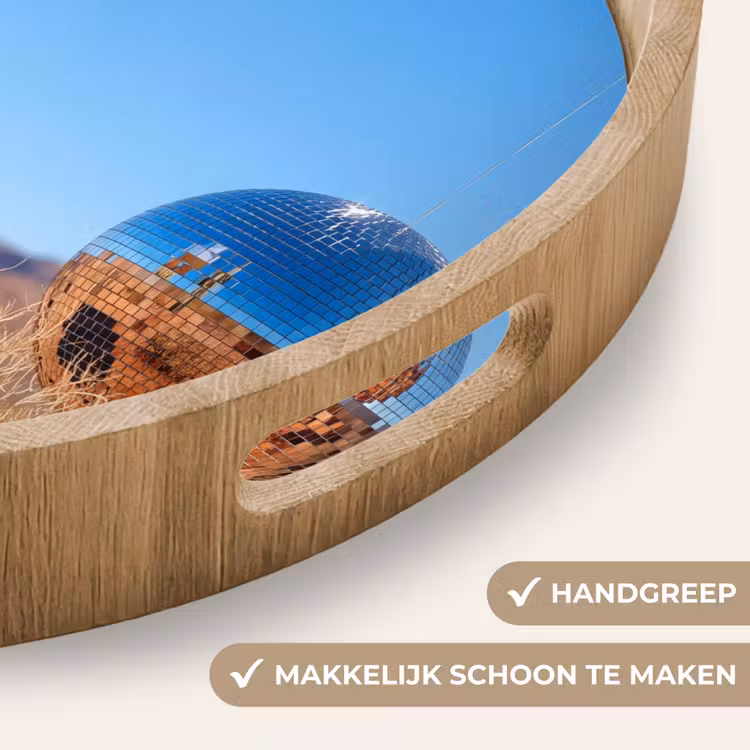 Dienblad - Woestijn - Spiegelbal - Kunst — 5
