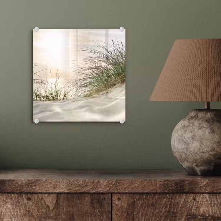 Glas schilderij - Duin - Waddeneilanden - Water — 4