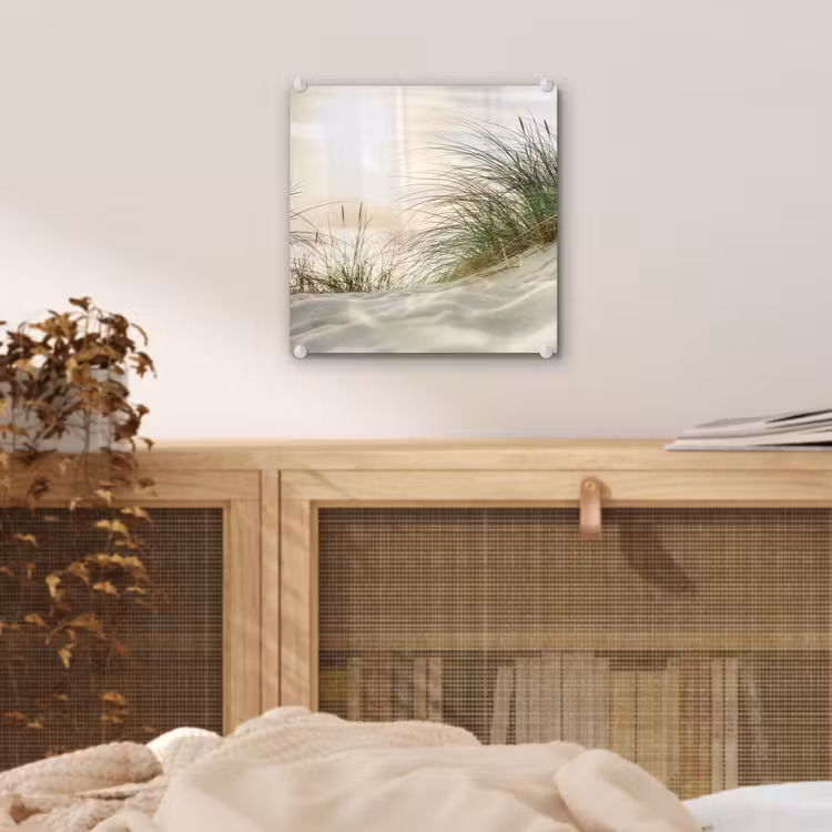 Glas schilderij - Duin - Waddeneilanden - Water — 5