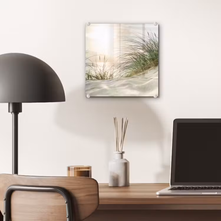 Glas schilderij - Duin - Waddeneilanden - Water — 7