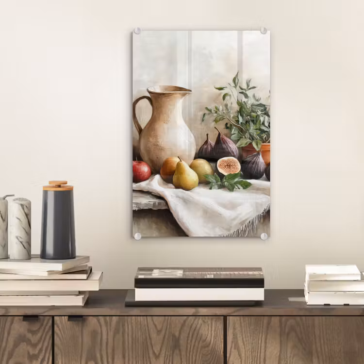 Glas schilderij - Fruit - Kruiden - Landelijk — 2