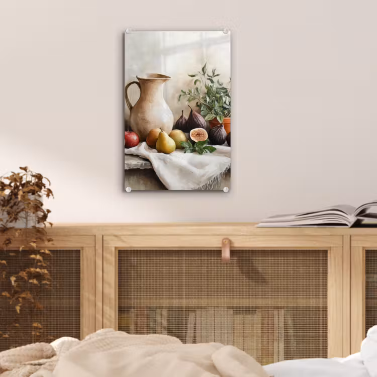 Glas schilderij - Fruit - Kruiden - Landelijk — 5