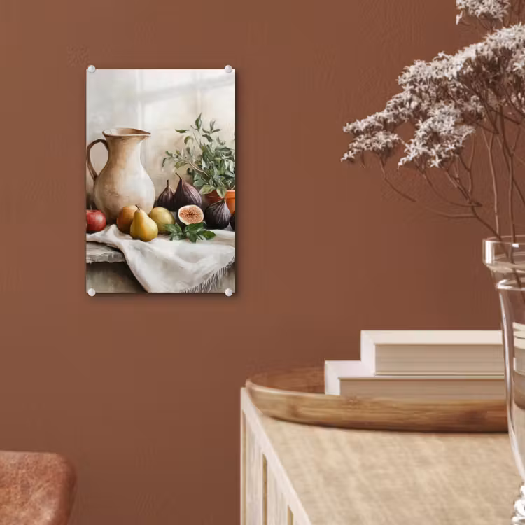 Glas schilderij - Fruit - Kruiden - Landelijk — 6