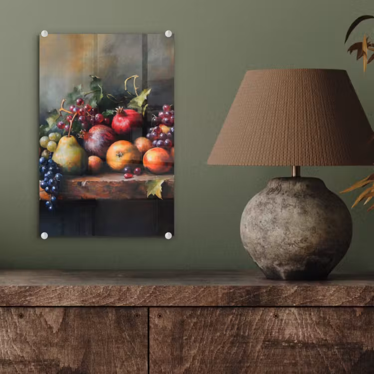 Glas schilderij - Rustiek - Stilleven - Fruit — 4