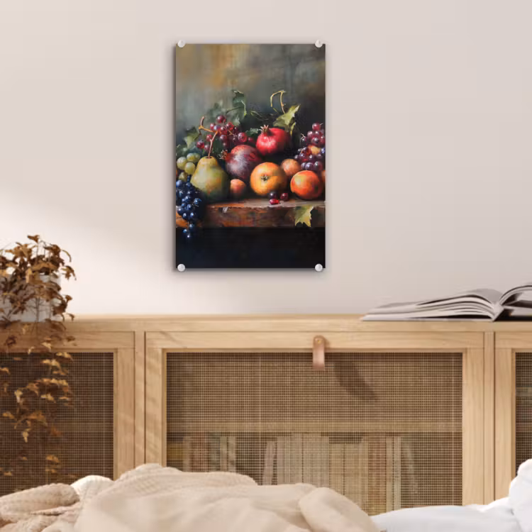 Glas schilderij - Rustiek - Stilleven - Fruit — 5