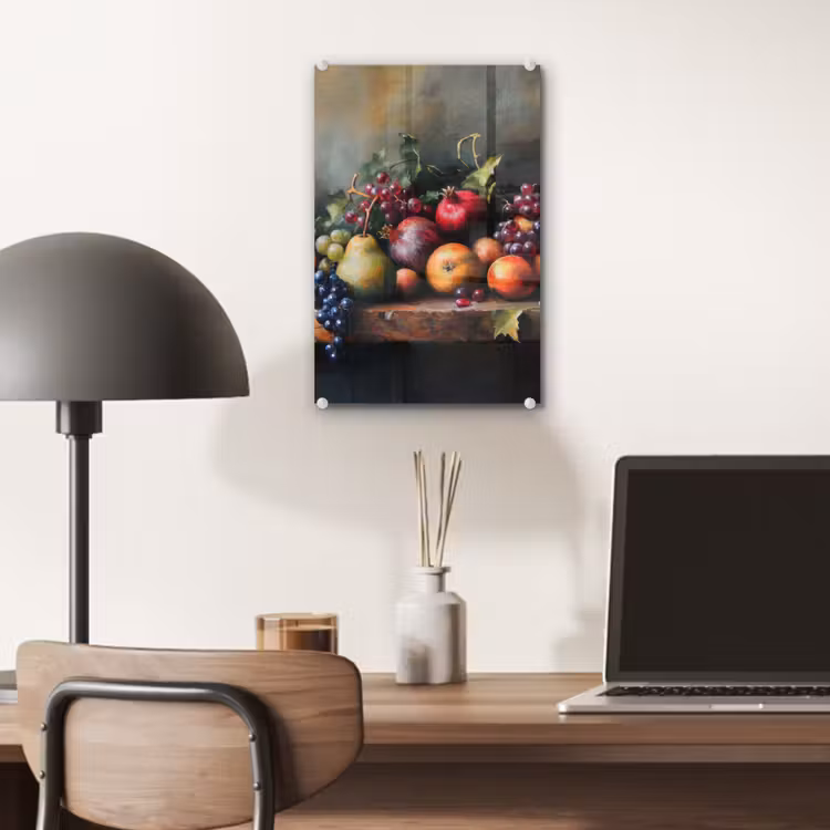Glas schilderij - Rustiek - Stilleven - Fruit — 7