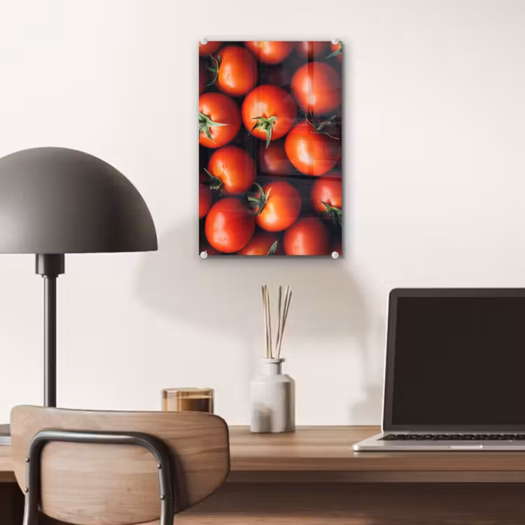 Glas schilderij - Groente - Rood - Tomaten — 7