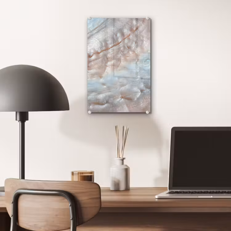 Glas schilderij - Schelpen - Abstract - Natuur — 6