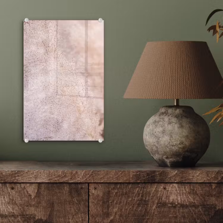 Glas schilderij - Pampasgras - Structuur - Planten - Natuur — 3