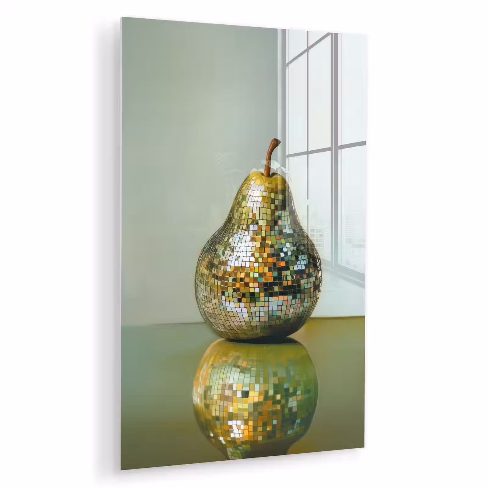 Glas schilderij - Fruit - Disco - Art - Glitter — 1