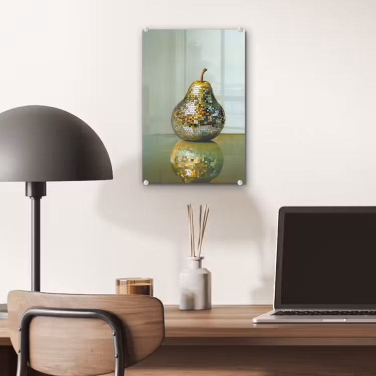 Glas schilderij - Fruit - Disco - Art - Glitter — 7